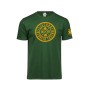 Green color children's T-shirt "Lithuania: History Continues"