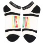 Short men socks Lithuania white color