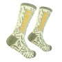 Men's cotton socks Lithuania gray/white color