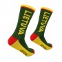 Lithuania men's socks green color