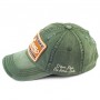 High-quality 100% cotton green cap with Urban Style design