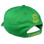 Green baseball Cap from the back