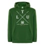 Green unisex hoodie sweatshirt Lithuania LTU