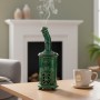 green ceramic incense burner stove