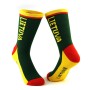 Green Women's Socks "LIETUVA" – Tricolor