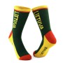 Green Women's Socks "LIETUVA" – Tricolor