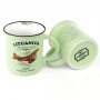 Greenish cup Lituanica flight via Atlanta