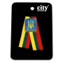 Badges of Ukraine with Lithuanian stripe
