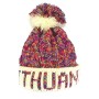 Short winter hat Lithuania with pompon
