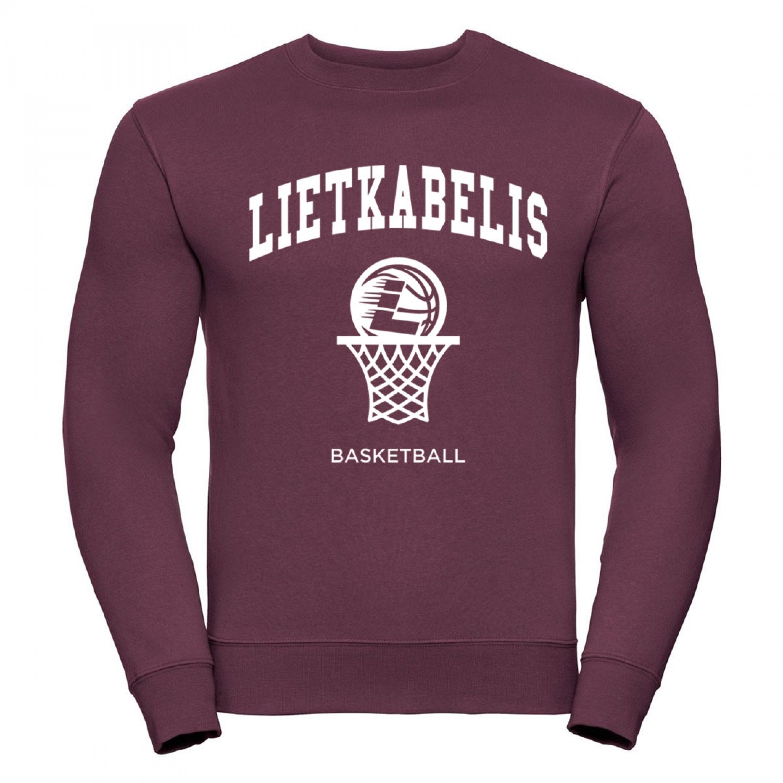 Christchurch Tentative name leakage Krepšinio klubo Lietkabelis bordo spalvos džemperis, kaina |  Citysouvenirs.lt