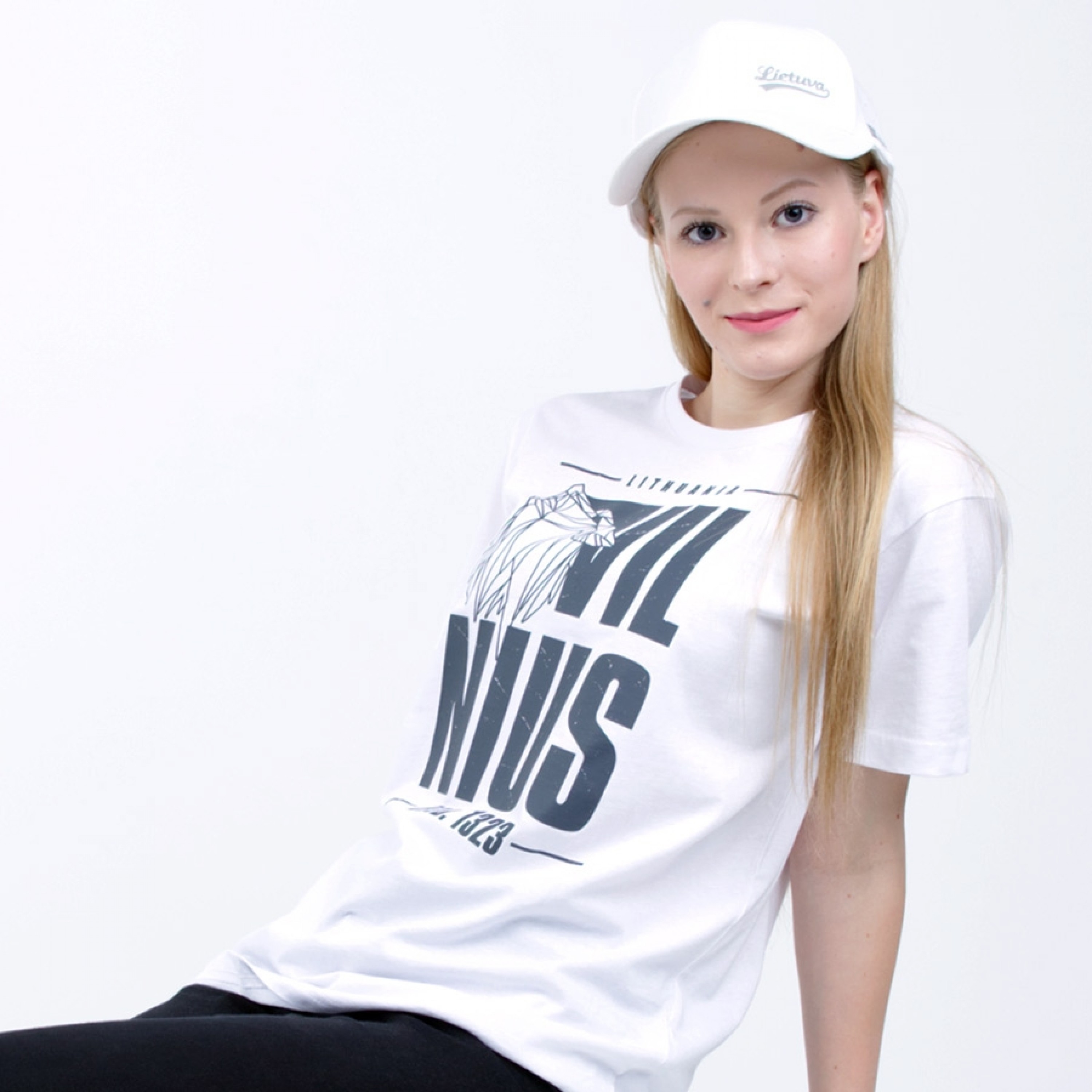 Marškinėliai Vilnius organinės medvilnės, kaina | Citysouvenirs.lt