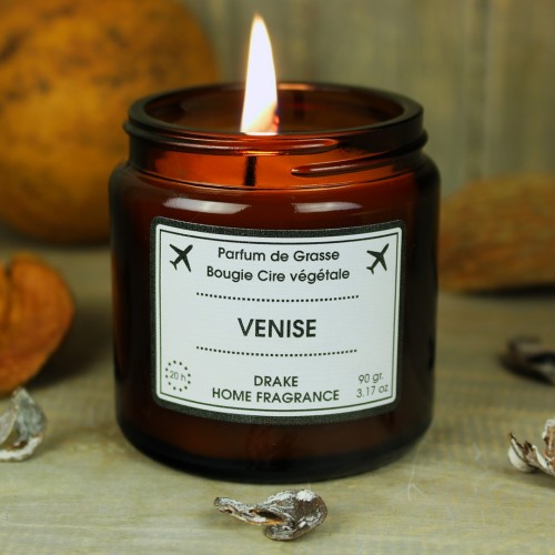Natūralaus vaško aromatinė žvakė “VENISE“