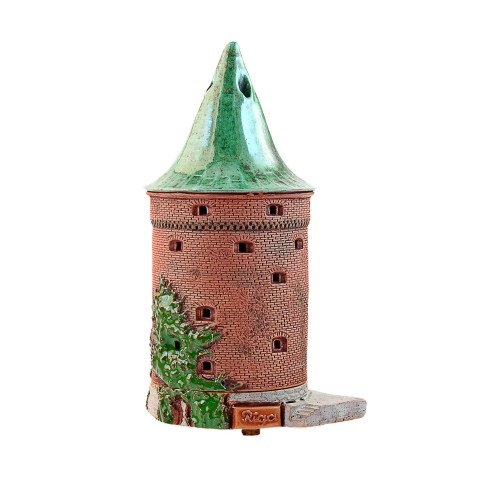 Rankų darbo keramikinis suvenyras Parako bokštas Ryga