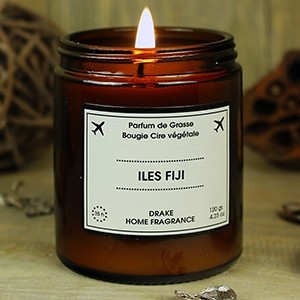 Natūralaus vaško aromatinė žvakė “ILES FIJI“ 35 val.
