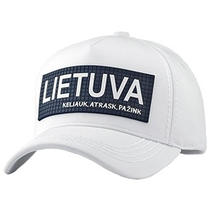 Balta kelionių kepurė 