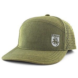 Alyvuogių žalia Snapback kepurė Vytis Lietuva
