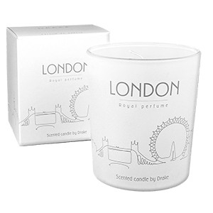 Natūralaus vaško aromatinė žvakė “Karališki kvepalai - LONDON“ 75 val.