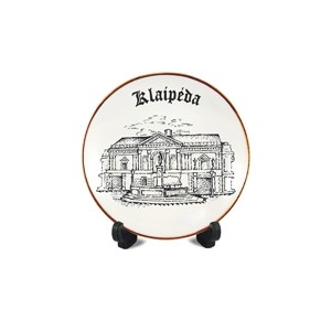 Porcelianinė lėkštutė su magnetu Klaipėdos Teatras