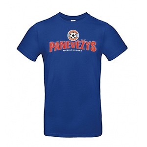 Futbolo klubo "Panevėžys" mėlyni marškinėliai trumpomis rankovėmis