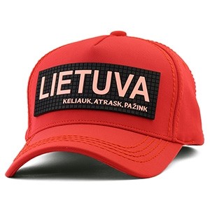 Raudona kelionių kepurė 
