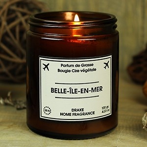 Natūralaus vaško aromatinė žvakė “BELLE-ILE-EN-MER“ 35 val.