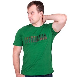 Žali marškinėliai Feel Lithuania - Robin Ruth