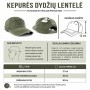 Kepurės LIETUVA 1990 Atgimimo metai dydžių lentelė