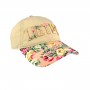 Smėlio spalvos kepurė nuo saulėsLietuva su gėlėtu snapeliu
