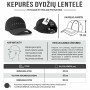 Juoda LIETUVA Kepurės Dydžių Lentelė