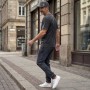 Pilka perforuota Full Cap kepurė laisvalaikiui