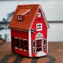 Rankų darbo keramikinis namelis žvakydė Talinas