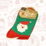 Dvi poros vaikiškų Kalėdinių kojinių