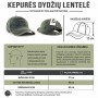 Kepurės Lietuva 1009 LT dydžių lentelė