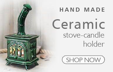 Stove candle holder